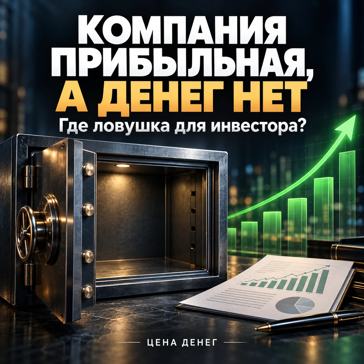 💰 Компания прибыльная, а денег нет. Где ловушка для инвестора?