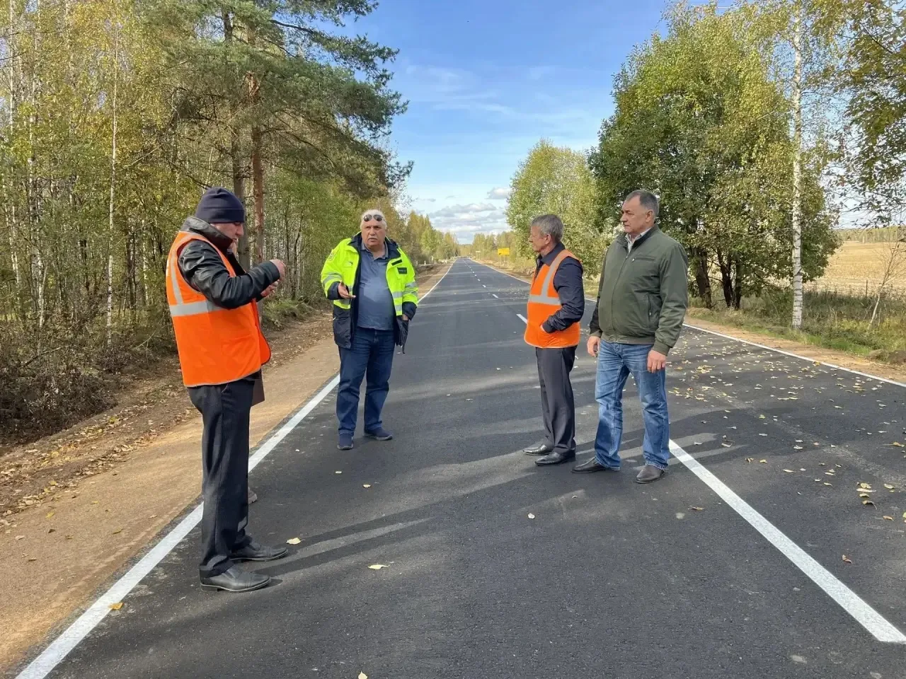 Сегодня в Куйбышевском районе состоялась приёмка 8-километрового участка дороги «Бетлиц...