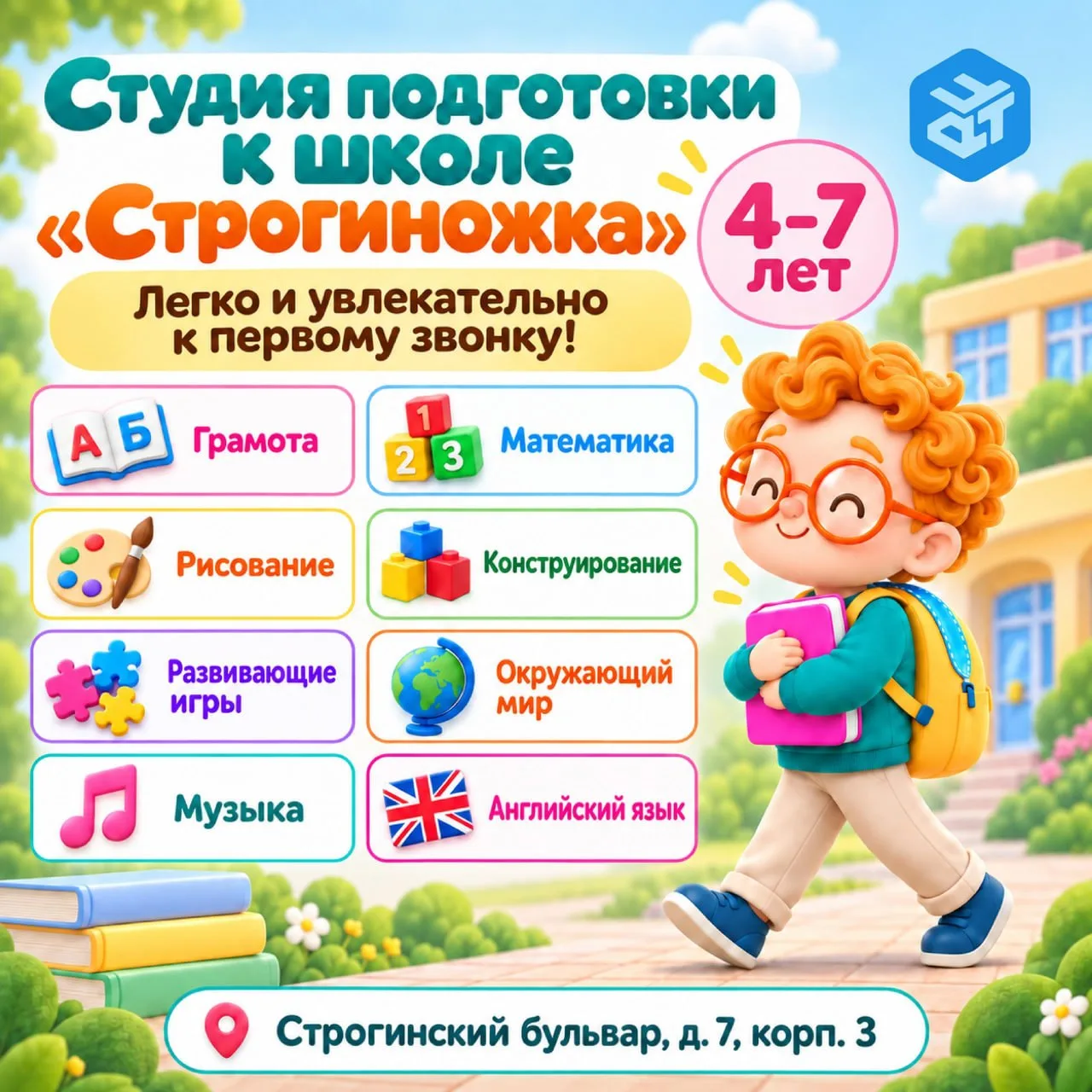 🌟 Студия подготовки к школе «Строгиножка» 🌟