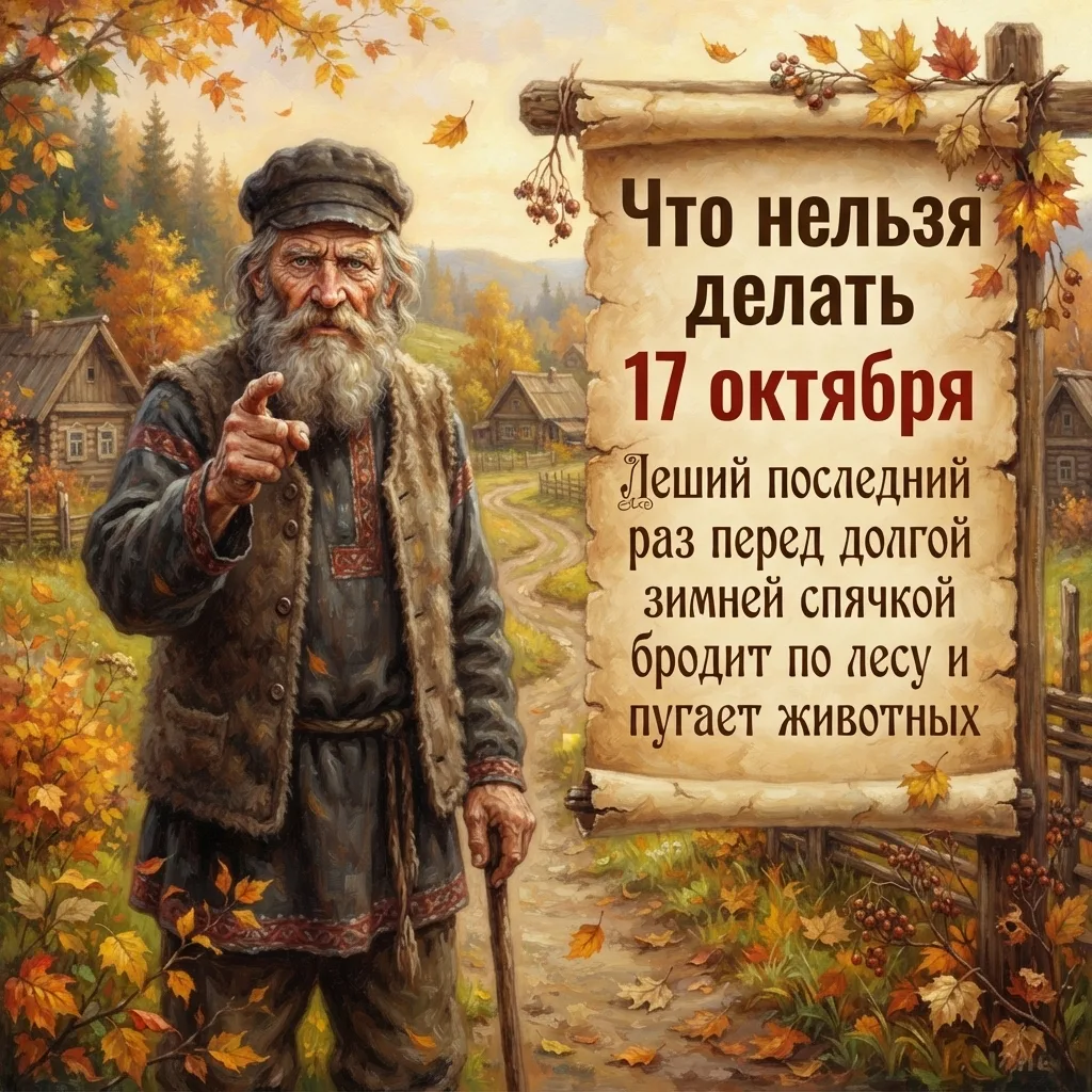 🚫 17 октября — Что нельзя делать