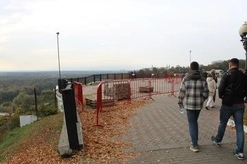 🕳️🏞️Во Владимире провал в парке Пушкина может окончательно обвалиться