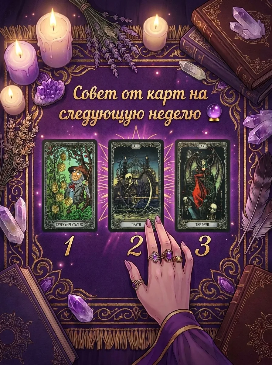 🌟 Расшифровка совета от карт на следующую неделю 🌟