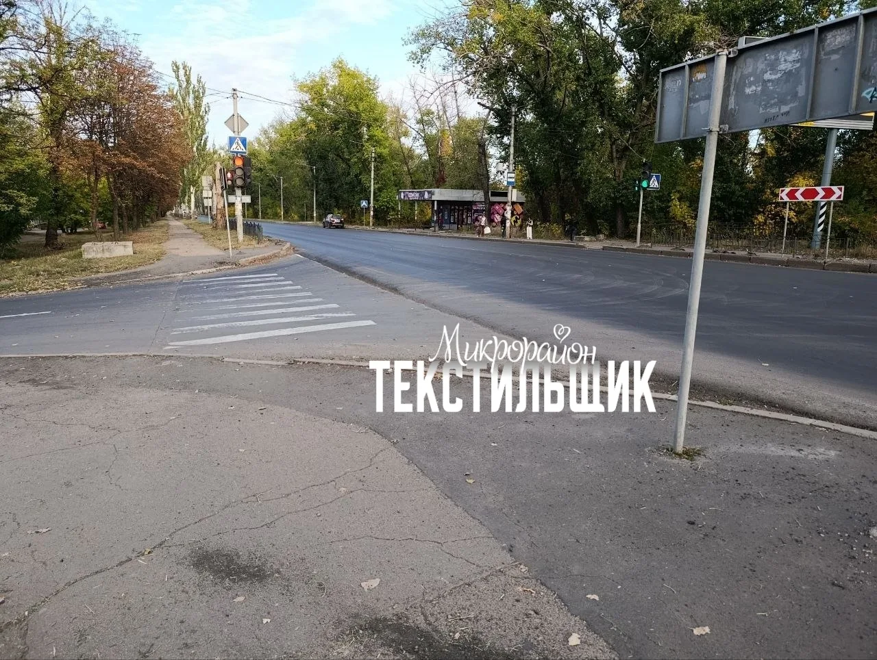 От жителей: На пересечении улицы Петровского и улицы Гаргаева не положили асфальт, оста...