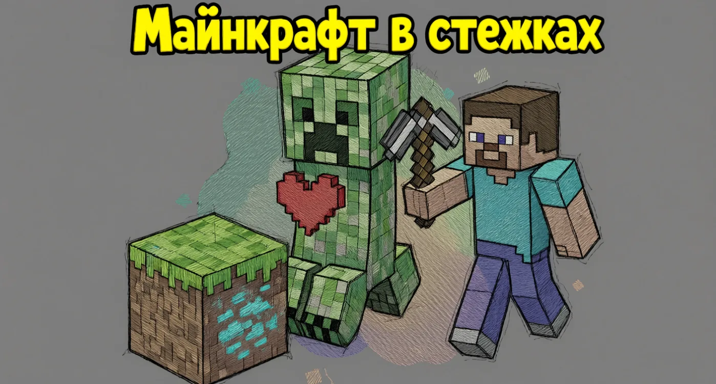 Большой промпт-бук Майнкрафт и генерации
