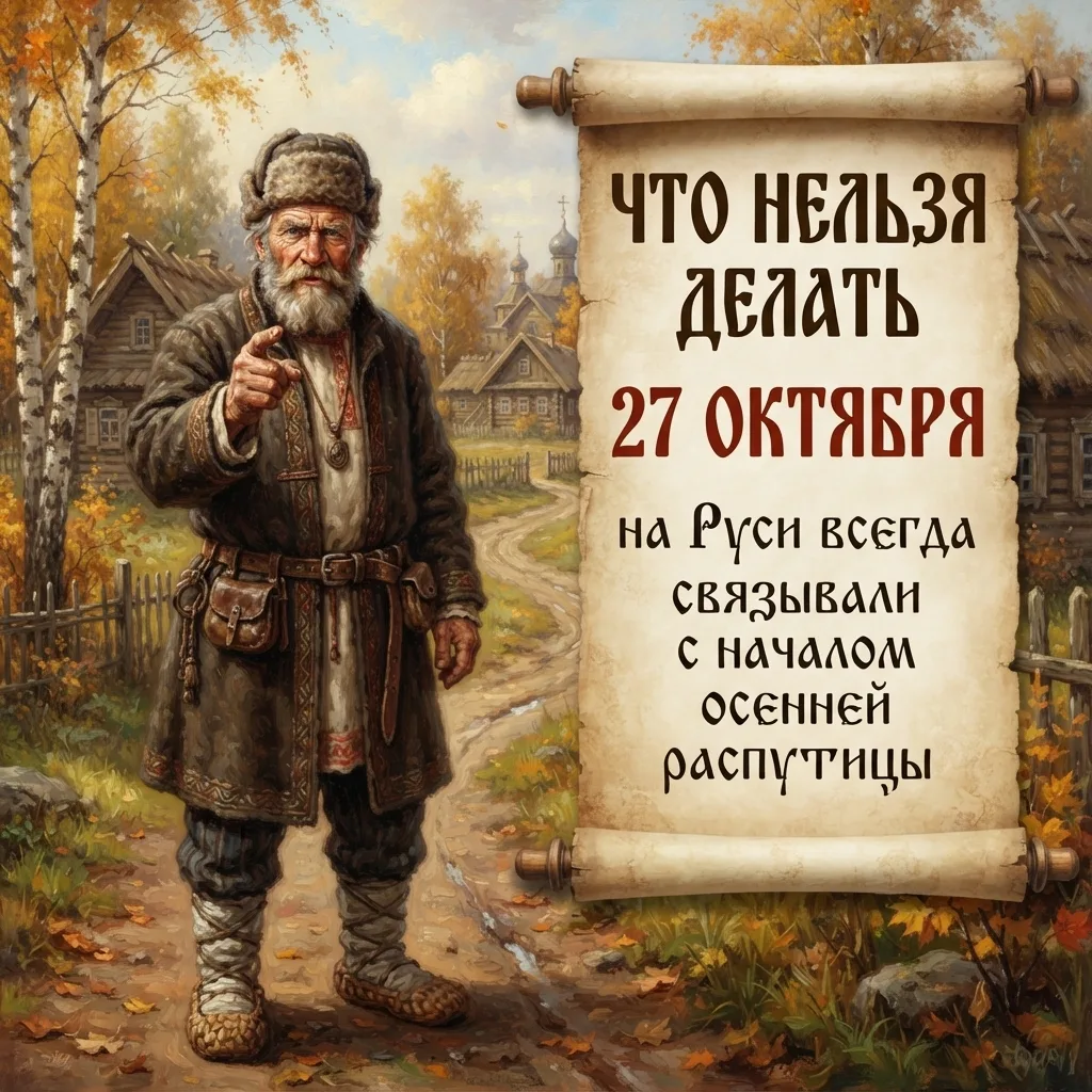 🚫 27 октября — Что нельзя делать