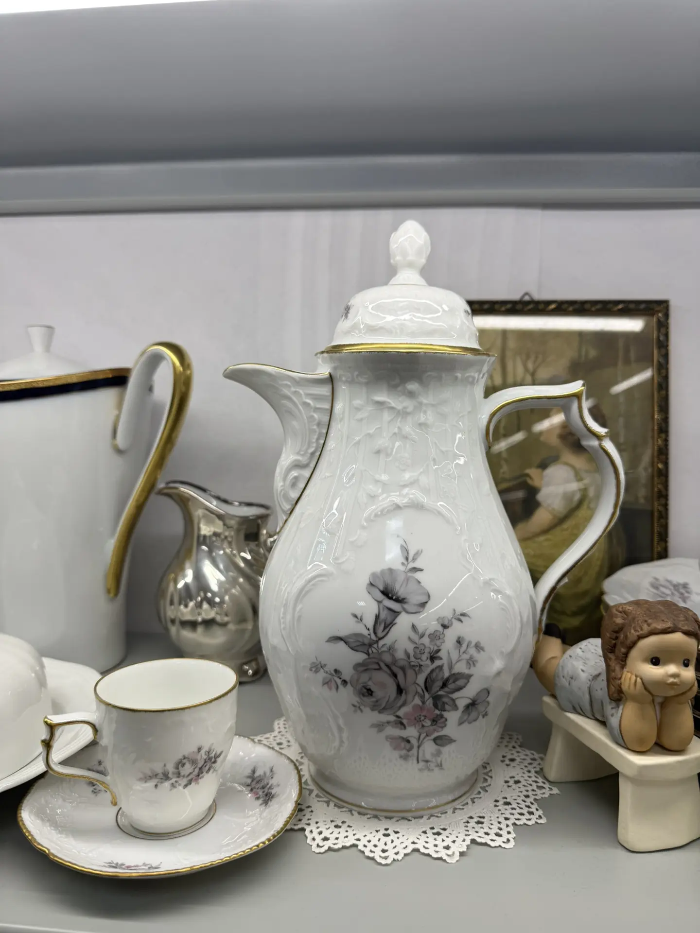 🥀Кофейник из коллекционного фарфора знаменитой немецкой мануфактуры Rosenthal в серии ...