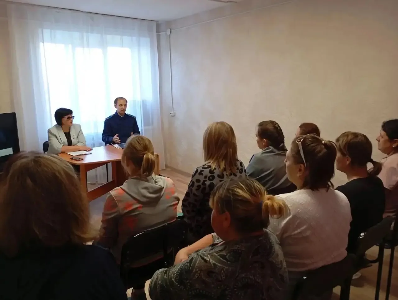 🔹Прокурор Белозерского района Андрей Безбородов принял участие в родительском собрании...