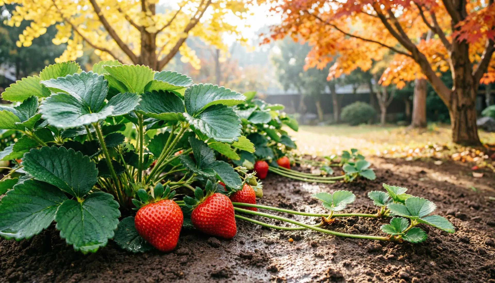 🍓 Готовим клубнику к зиме: что важно сделать осенью