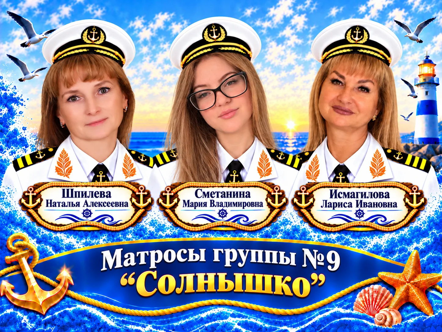 🧑‍✈МАТРОСЫ ГРУППЫ №9🌞 «СОЛНЫШКО» — НАША НАДЁЖНАЯ КОМАНДА НА КУРСЕ «СЧАСТЛИВОЕ ДЕТСТВО...