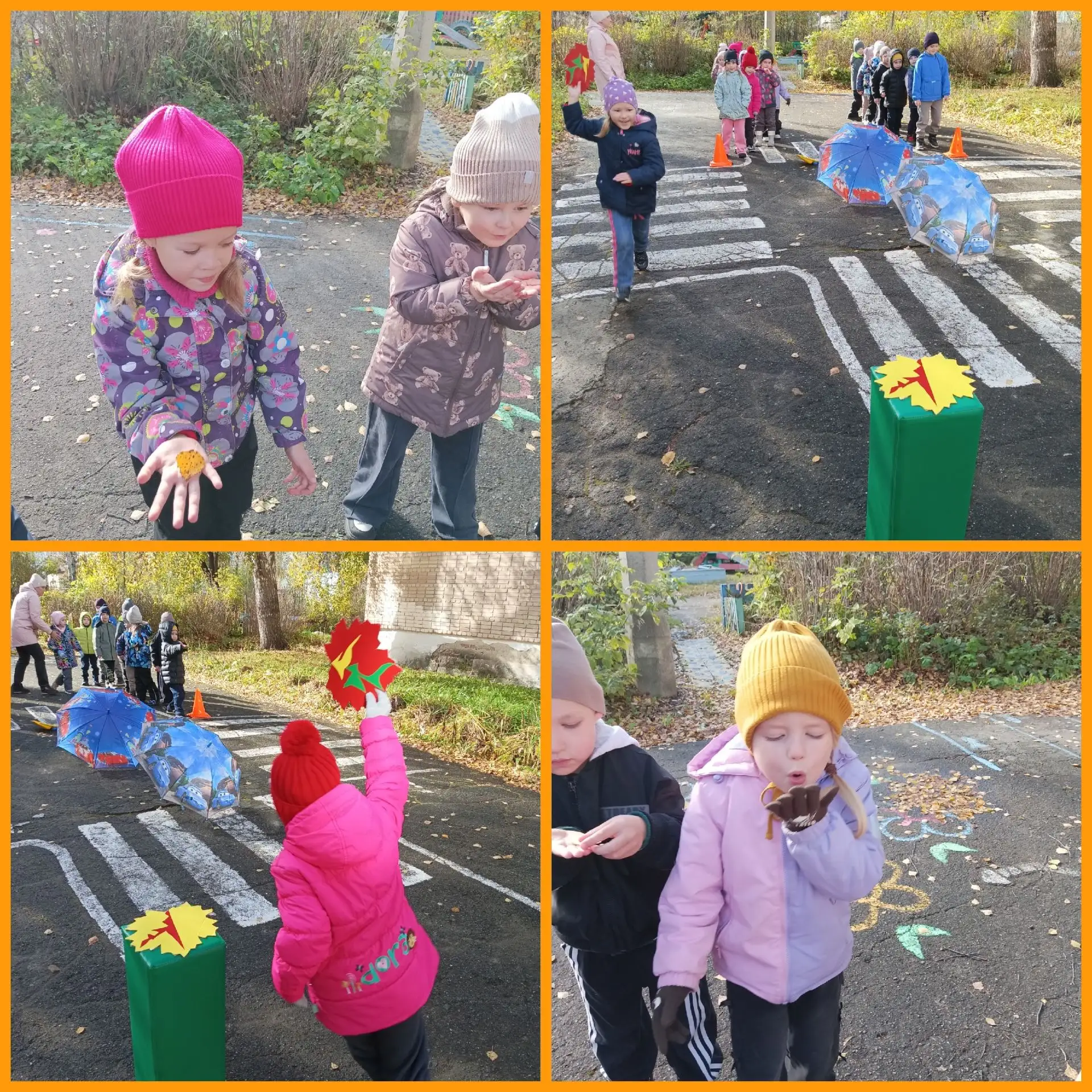 👫🍁🍂🍁Физкульиурное развлечение на улице, гр. «Рябинка» , получилось по-настоящему ве...