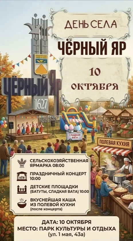 🌾Дорогие земляки! Приглашаем вас вместе отметить наш любимый праздник — День села Чёрн...