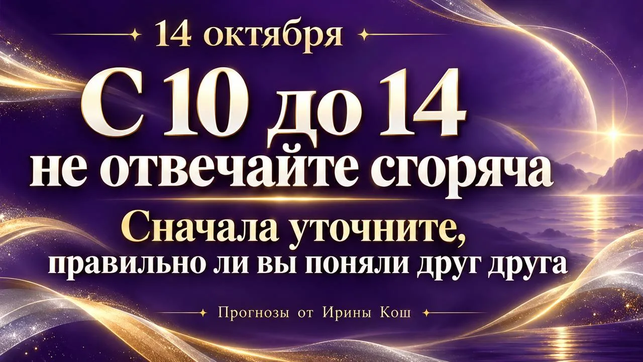 🌙♐14 октября 2026 года, среда Время московское.