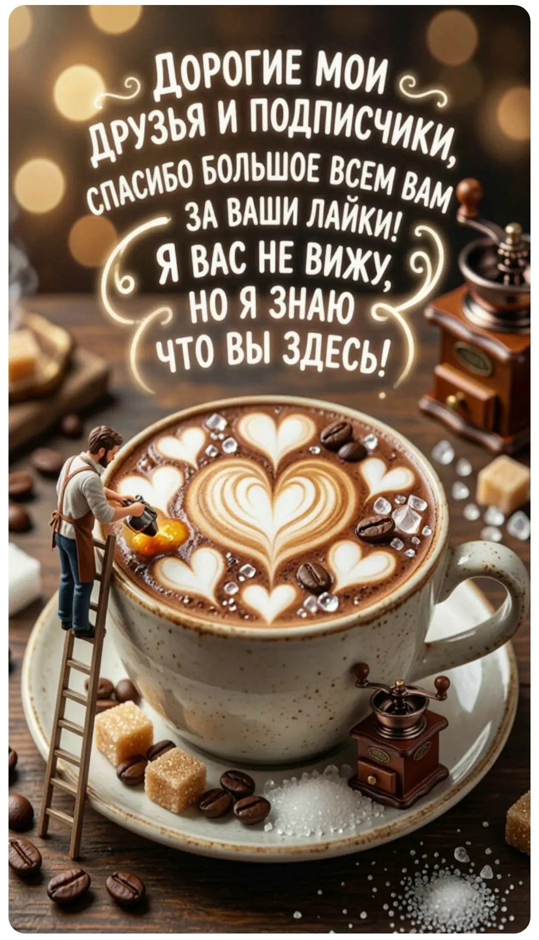 Доброе утро, друзья и подписчики ☕🤎✨