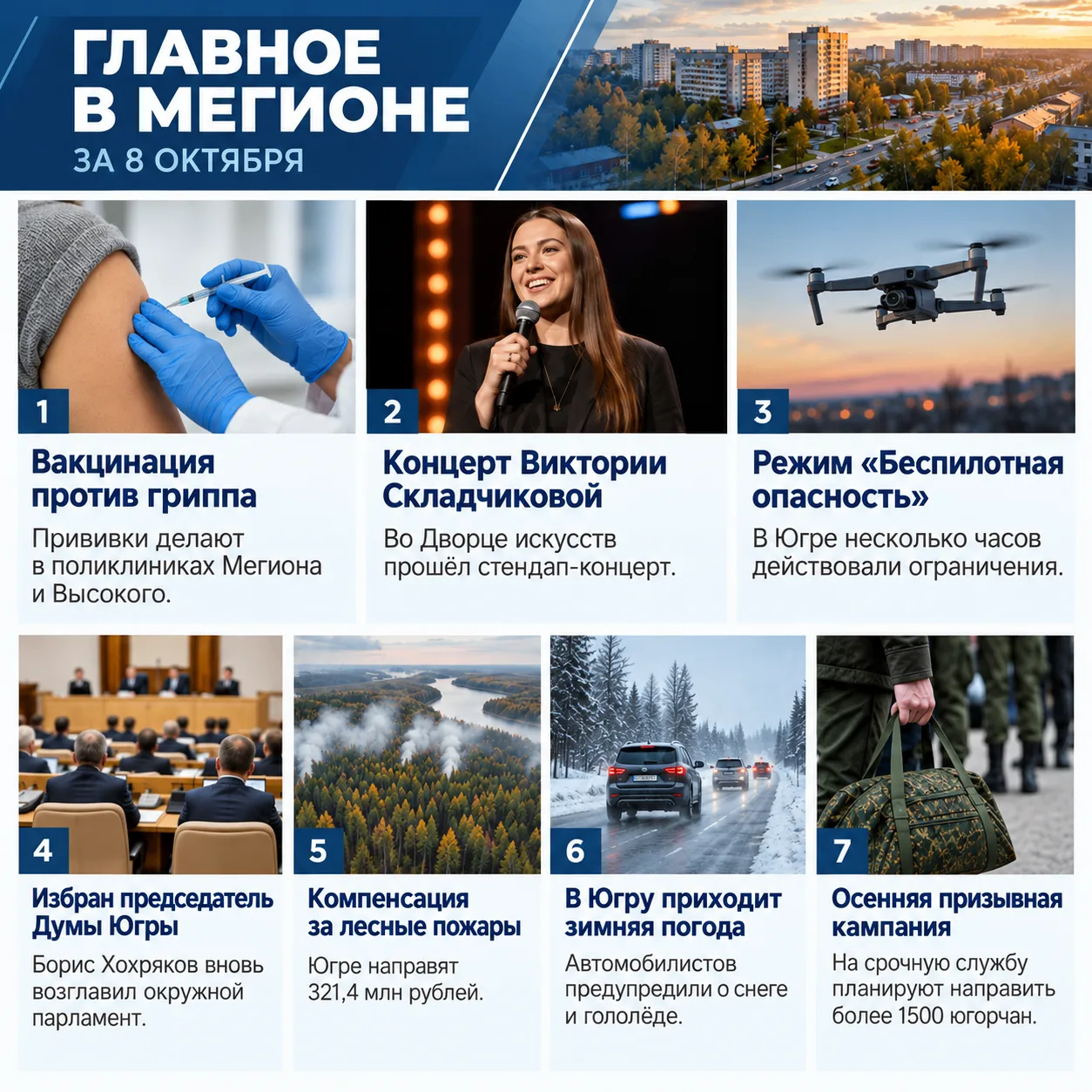 Главное в Мегионе за 8 октября
