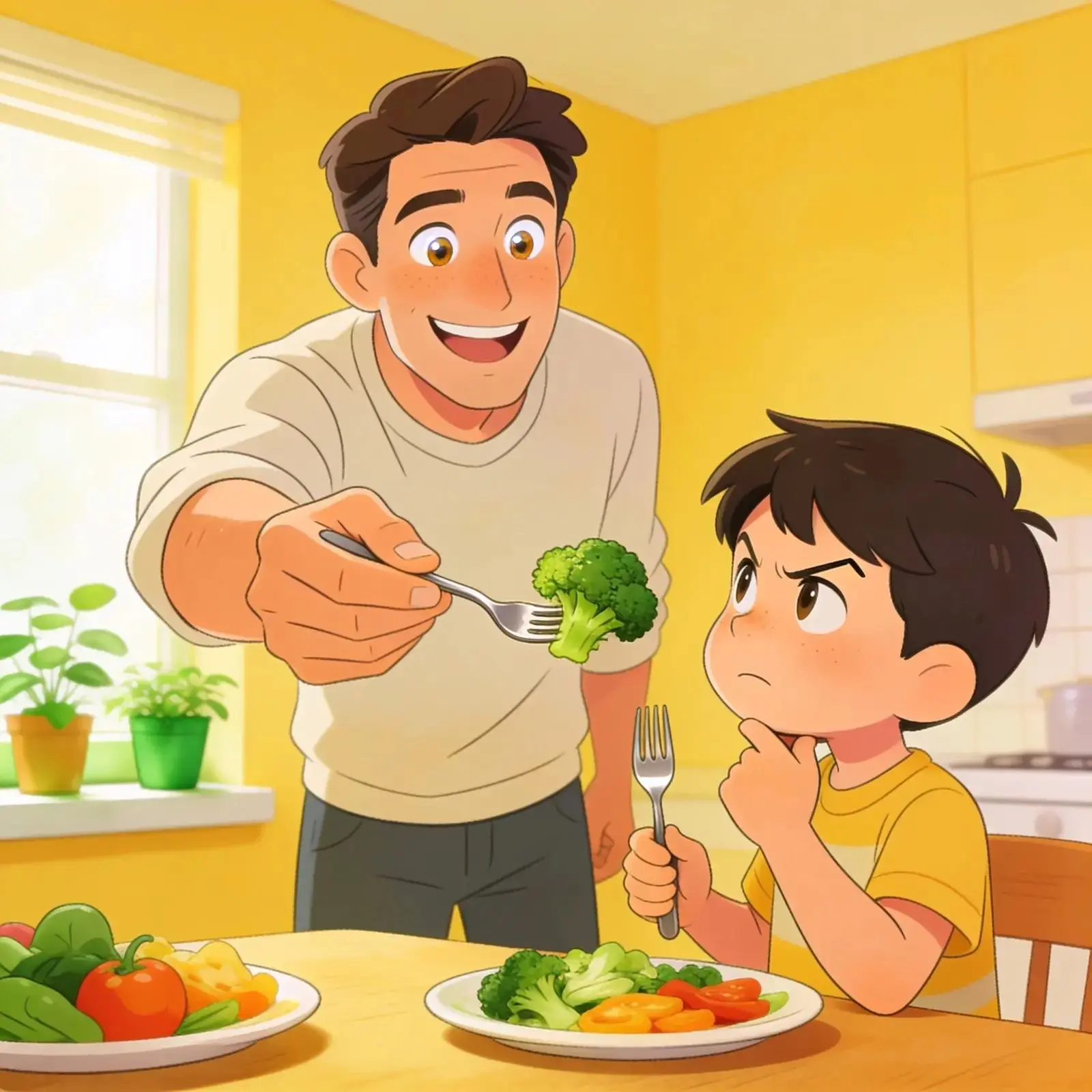 ВОЛШЕБНОЕ ДЕРЕВО НА УЖИН 🥦✨😂