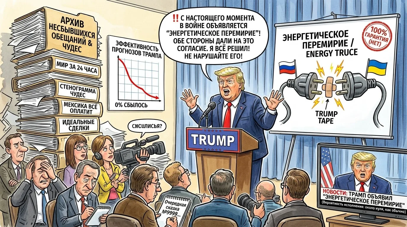 ⚡️Трамп заявил о начале энергетического перемирия между Россией и Украиной