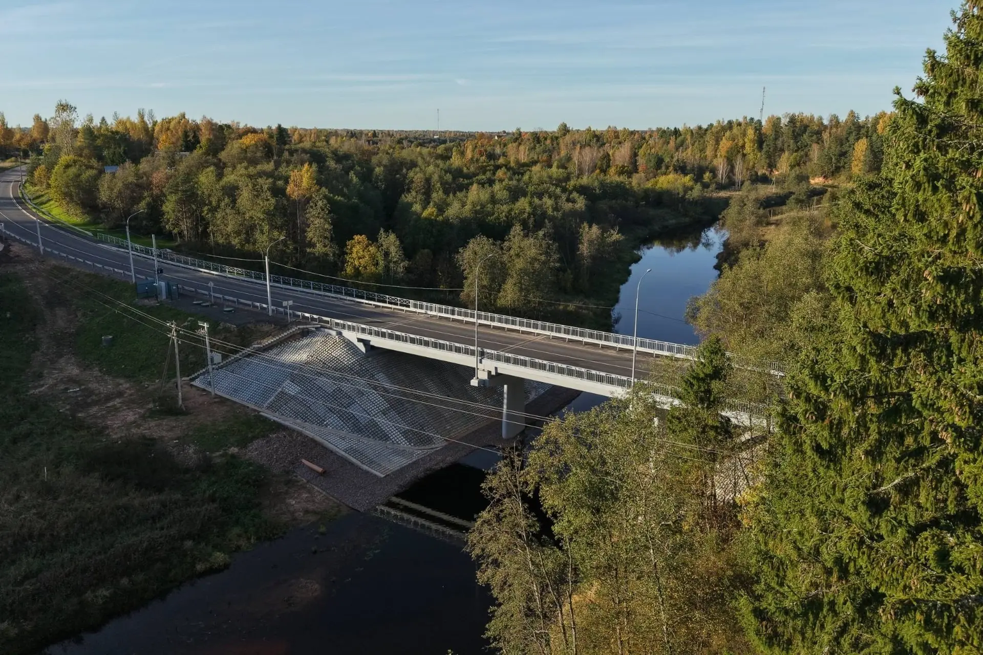 🌉 В Лужском районе Ленобласти завершили ремонт моста через Сабу