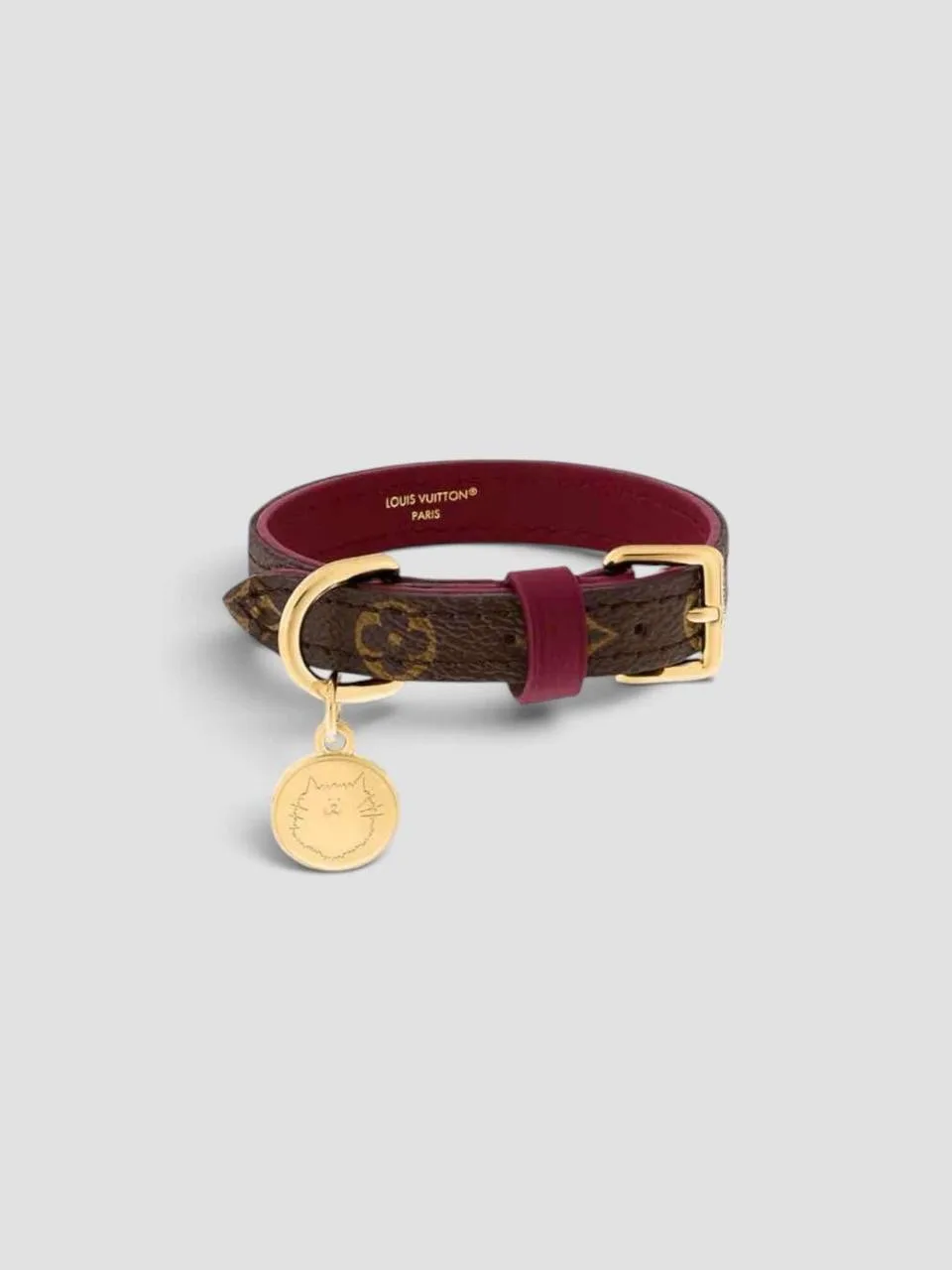 Новый ошейник Louis Vuitton,