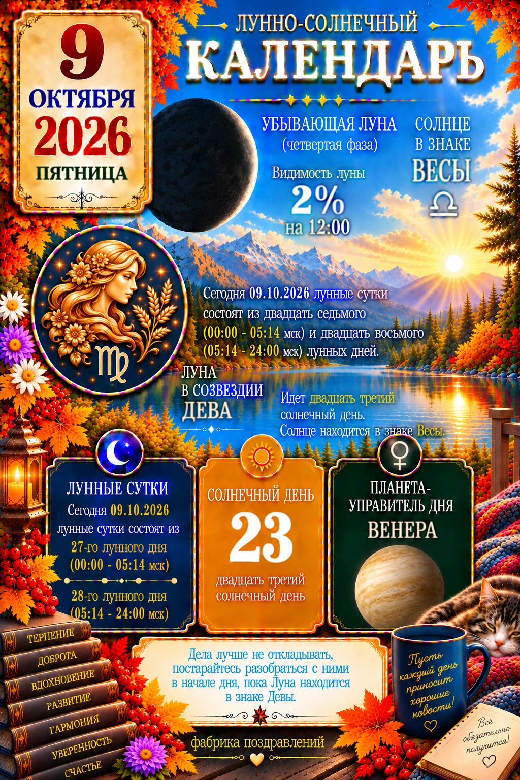 💫 9 октября...