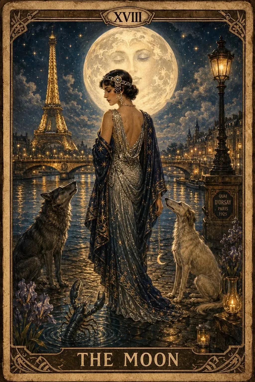 🔮 Карта дня: XVIII Луна. Время доверять интуиции, а не глазам