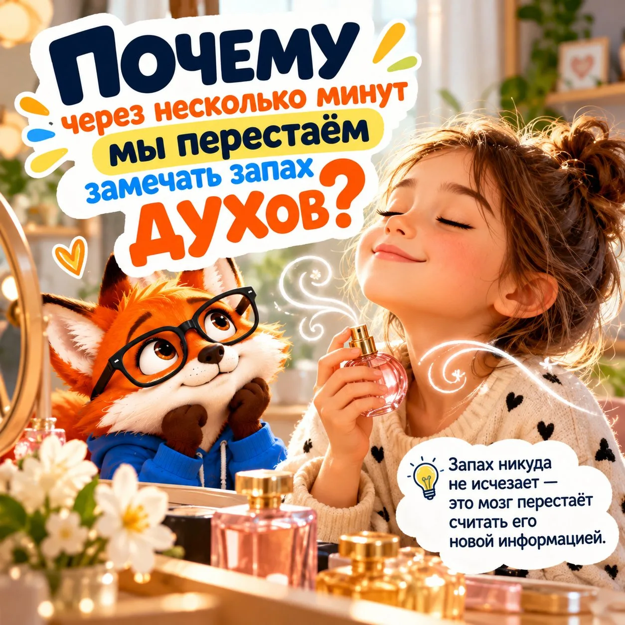 ПОЧЕМУ МЫ ПЕРЕСТАЁМ ЧУВСТВОВАТЬ СВОИ ДУХИ? 👃