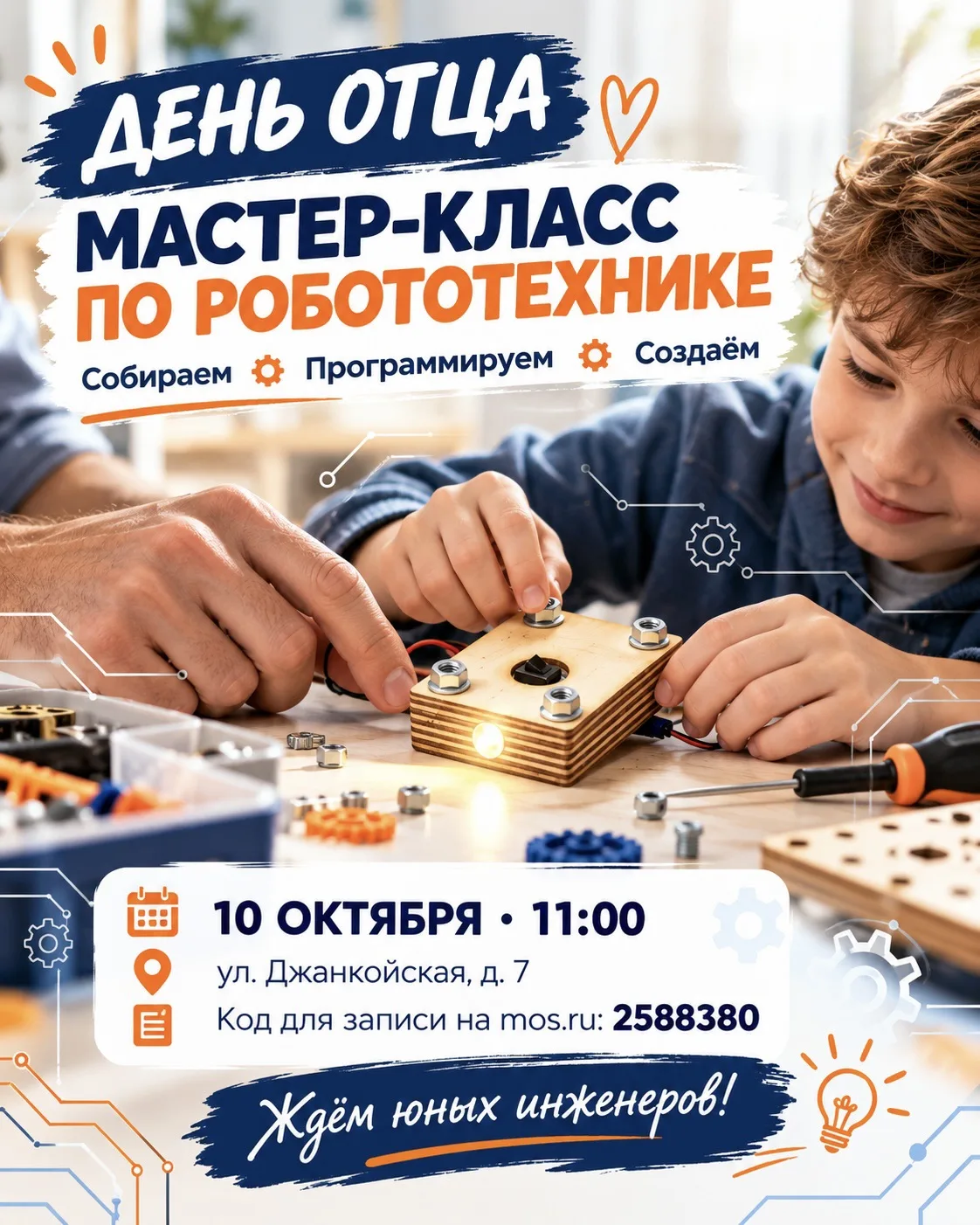 💙 Папа, а давай что-нибудь смастерим вместе?