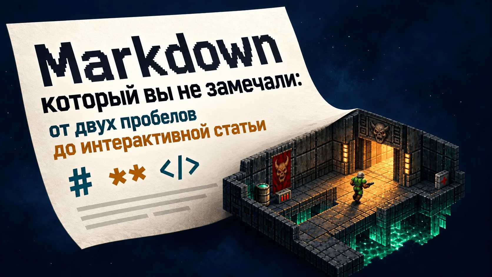 Markdown, которого ты в упор не замечал: от пары пробелов до статьи, которую можно тыкать