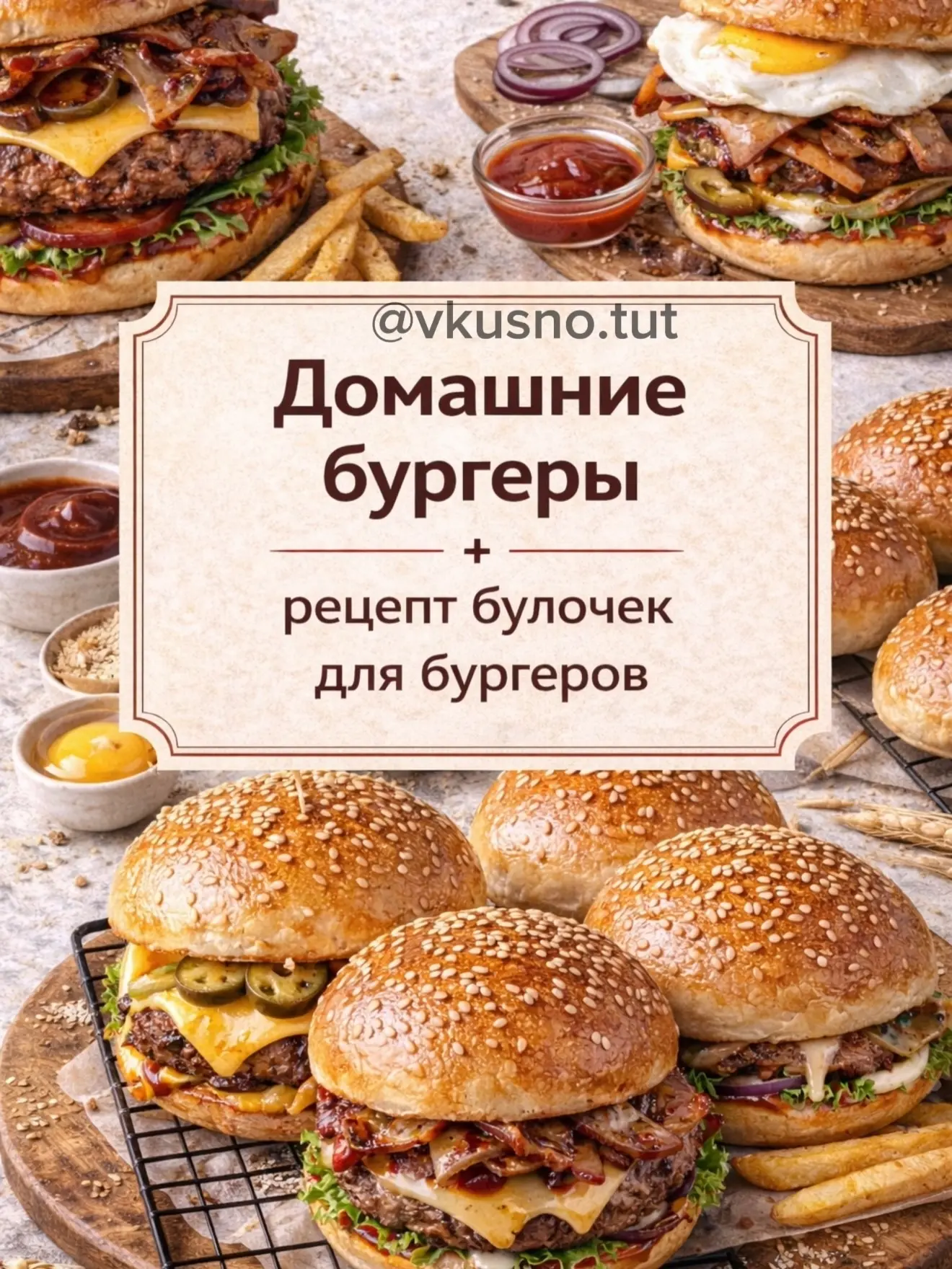 🍔 1. Классический чизбургер