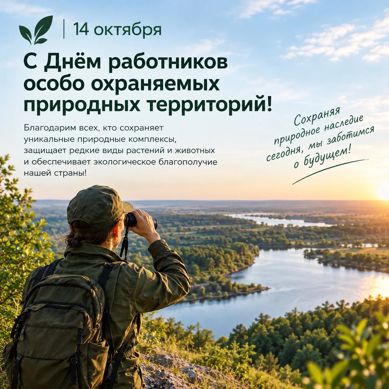 🌿 С Днём работников особо охраняемых природных территорий!
