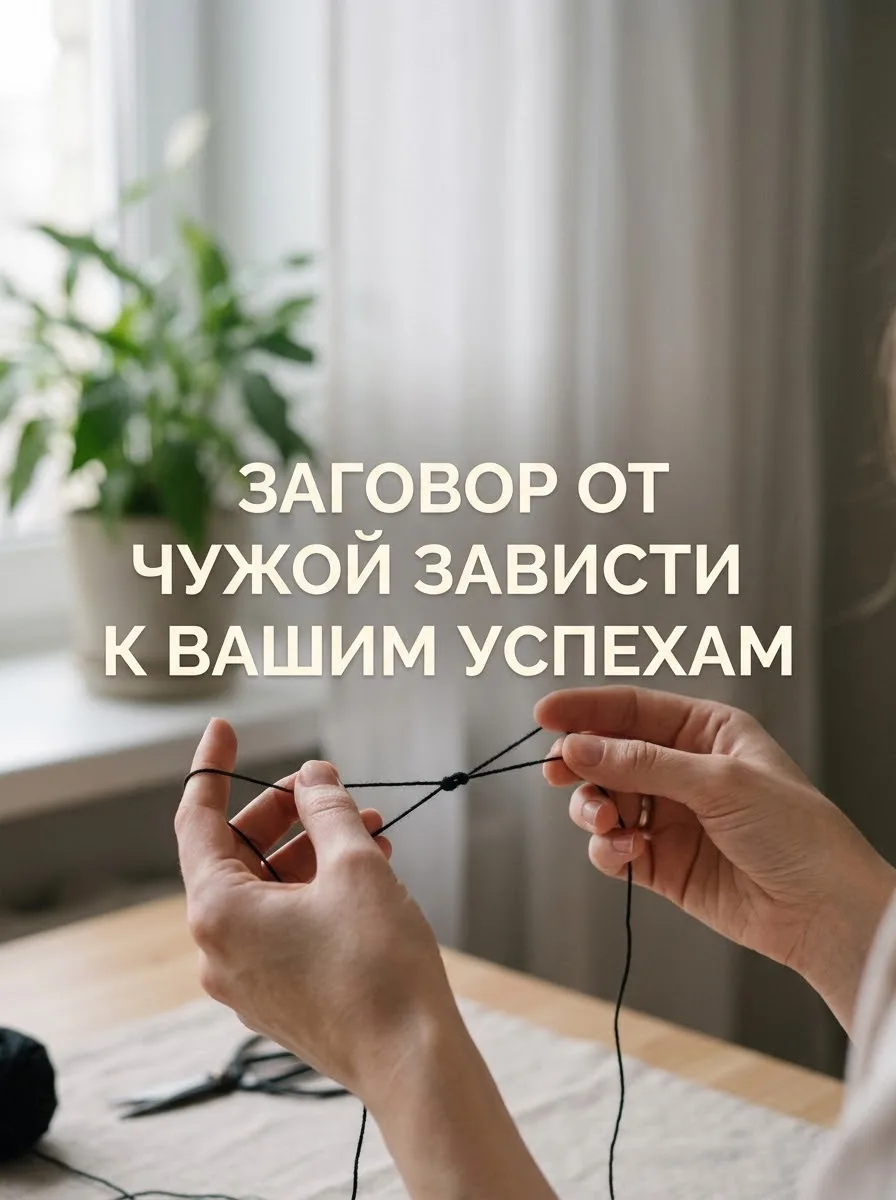 Этот заговор помогает, когда чувствуете, что кто-то завидует вашим достижениям и это ме...