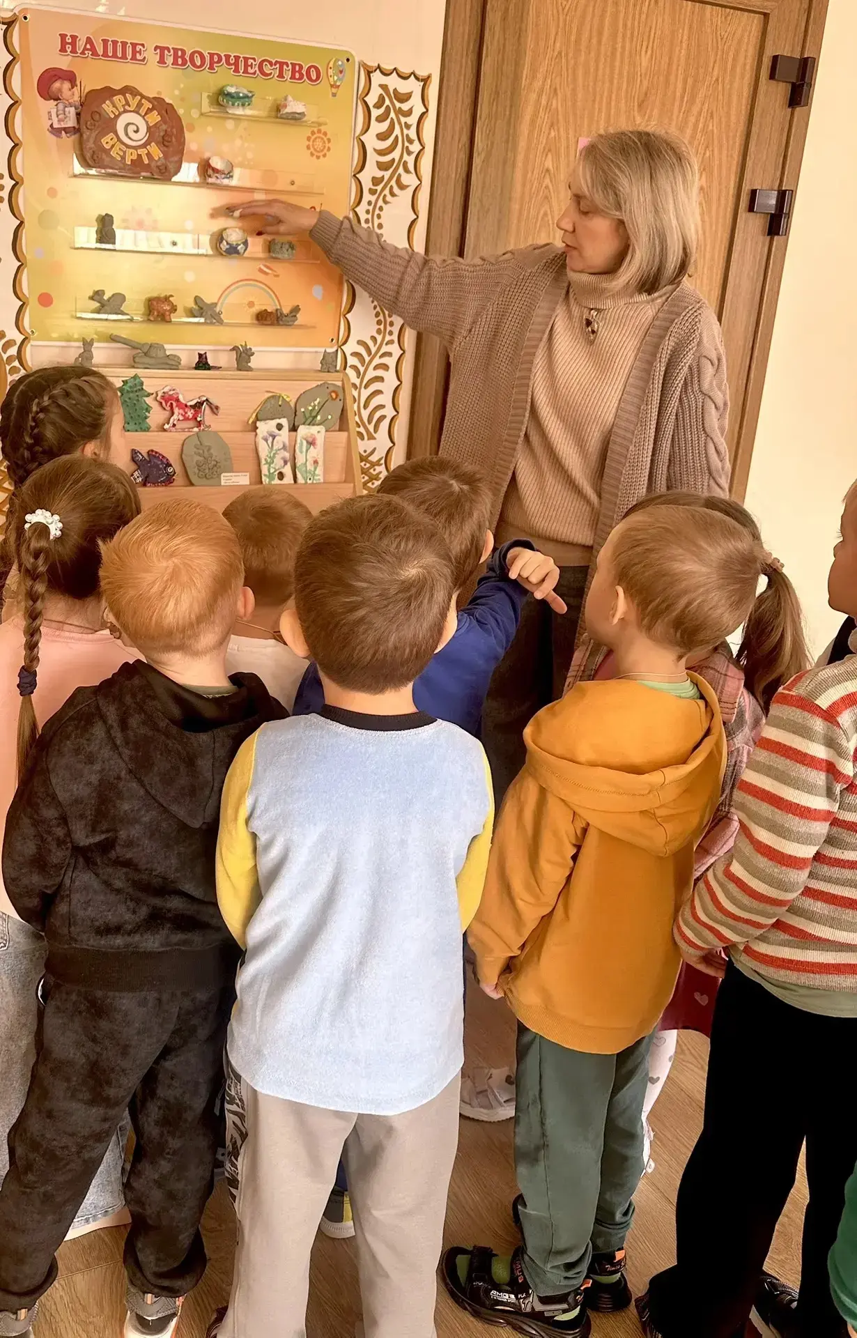 🎨 Сегодня дети 4 группы побывали в гончарной мастерской детского сада! ✨