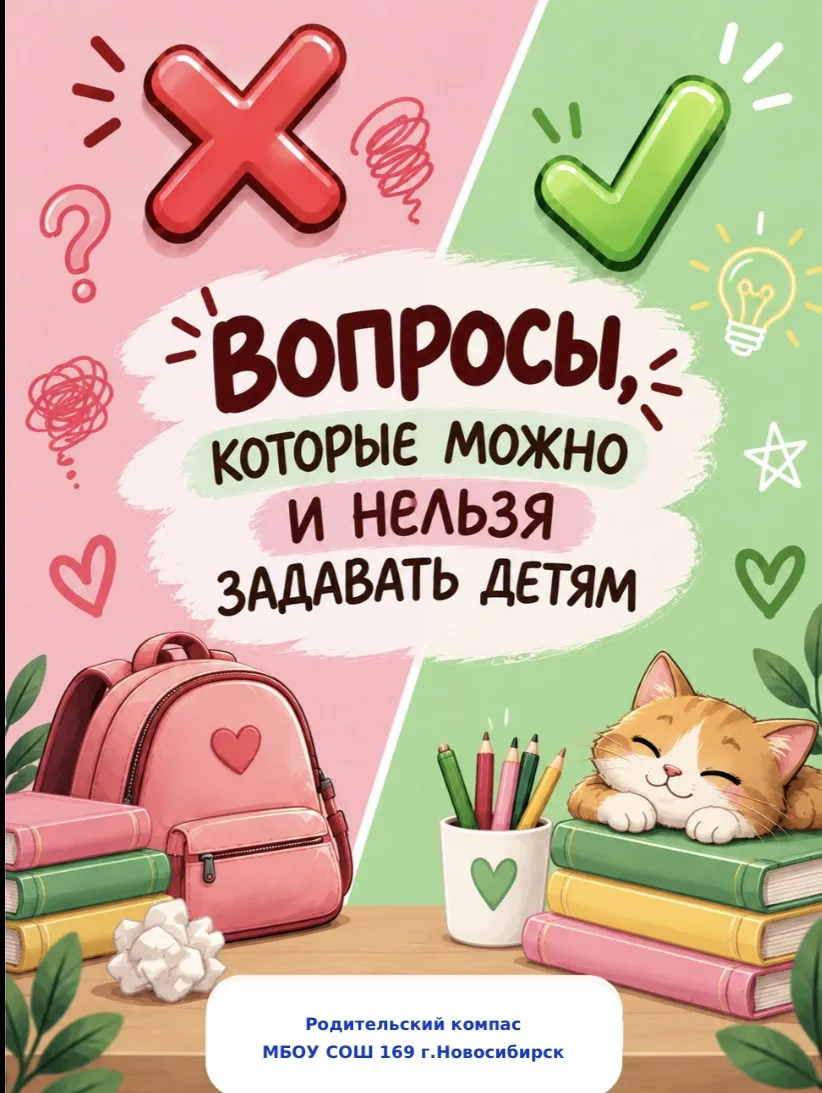 Сегодня в рубрике «Родительский компас» приглашаем обсудить, как правильно задавать воп...