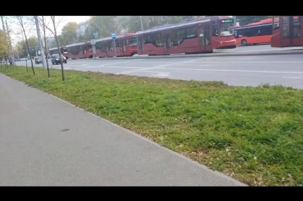 🚫🚔На Сибирском тракте ДТП стоят трамваи