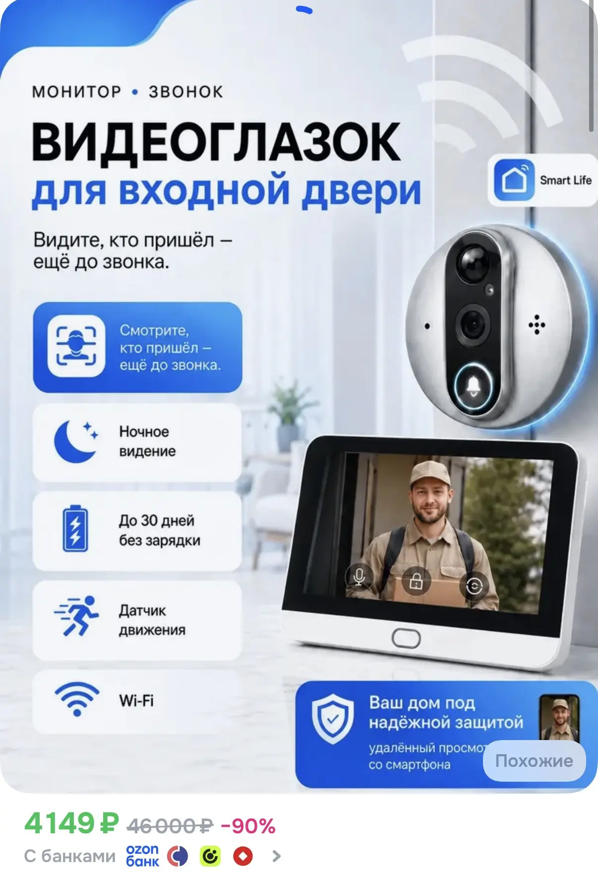 Видеоглазок для входной двери