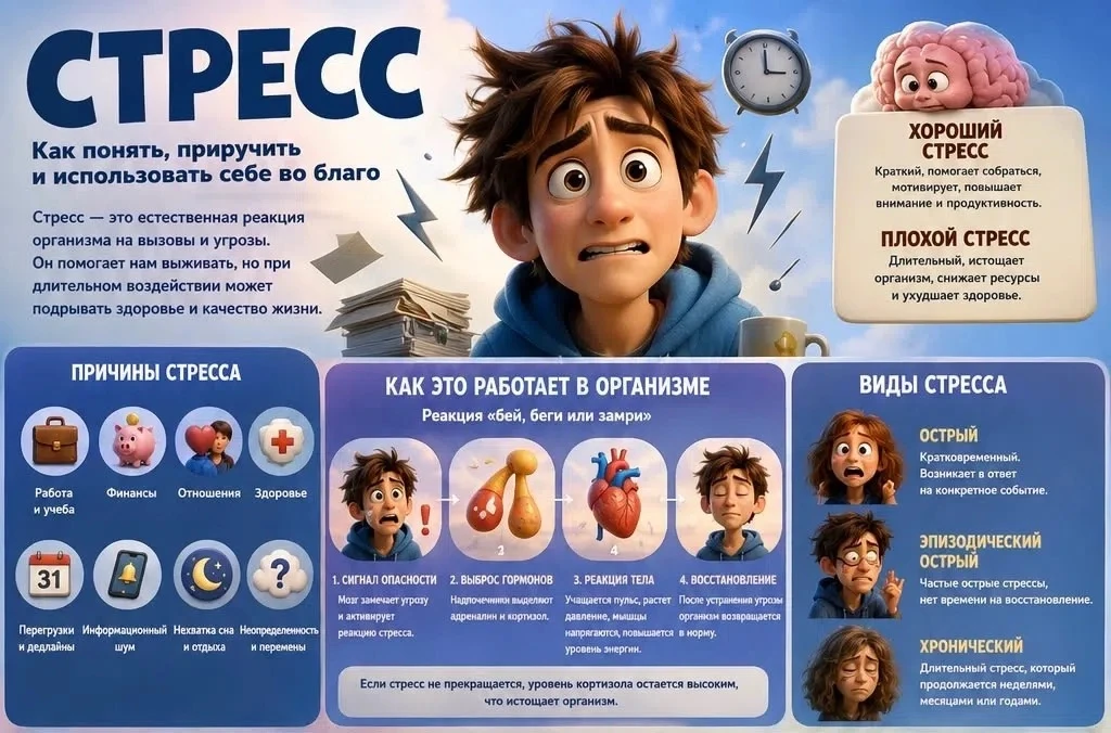 💥Стресс.