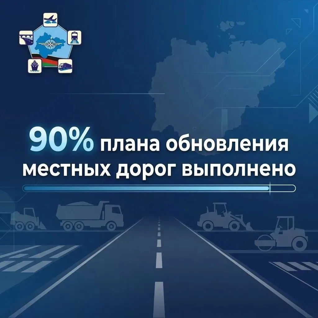 ✅🚧 Выполнено 90 % плана обновления местных дорог Якутии