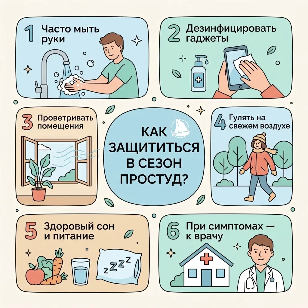 🛡️ Как защититься в сезон простуд: