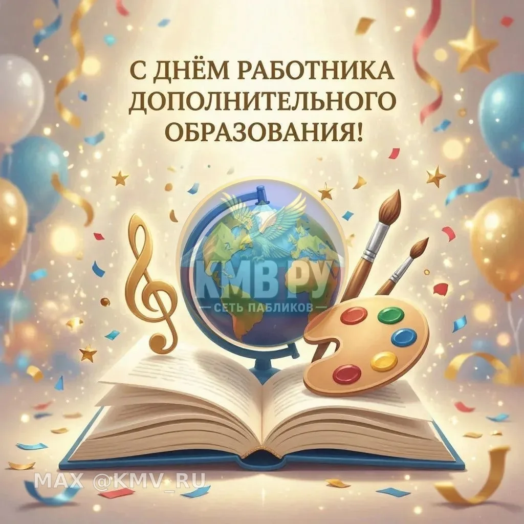Сегодня в России отмечается День работника дополнительного образования! 🎉