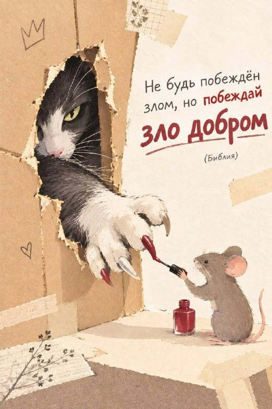 Не будь побеждён злом, но побеждай зло добром 🙏