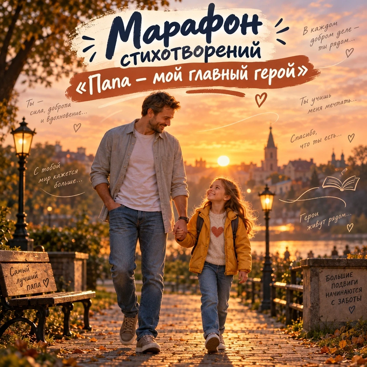 Папа — мой главный герой! Запускаем поэтический марафон 📜