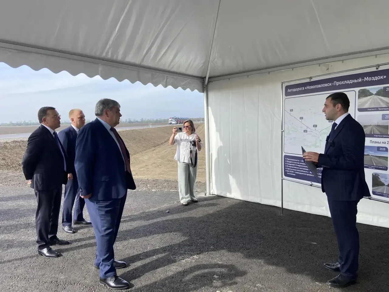 Сегодня после масштабного капитального ремонта открыли автодорогу Новопавловск — Прохла...