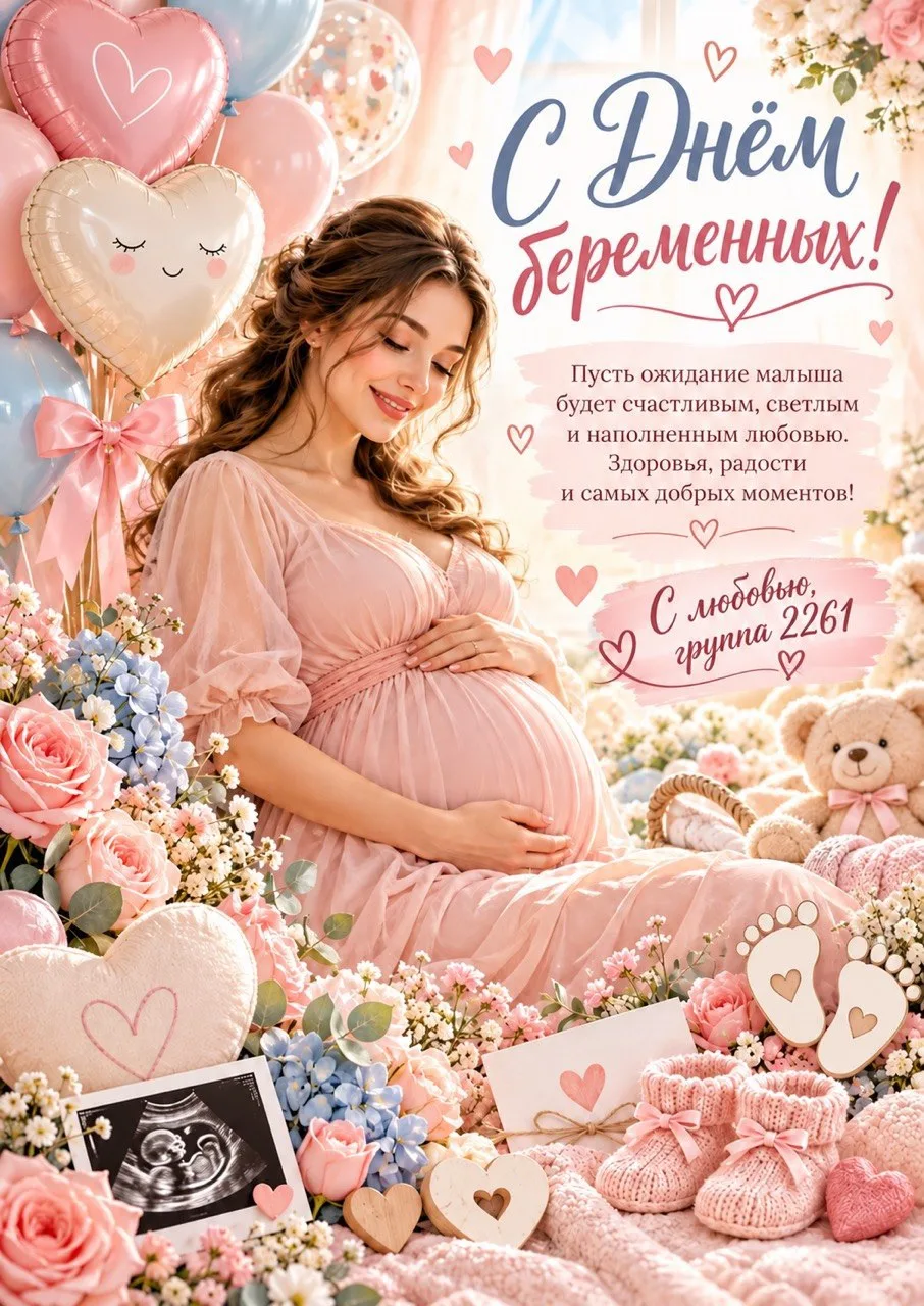 🤍 Когда учебник оживает: День беременных в группе 2261