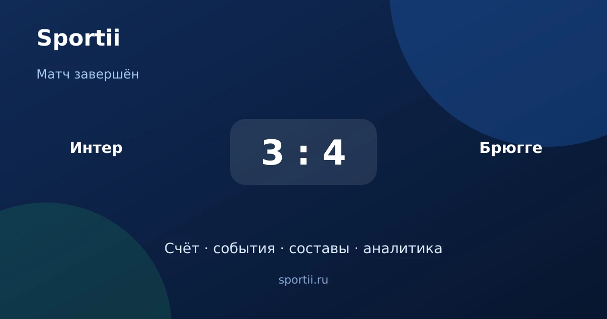 ⚽ Матч завершён