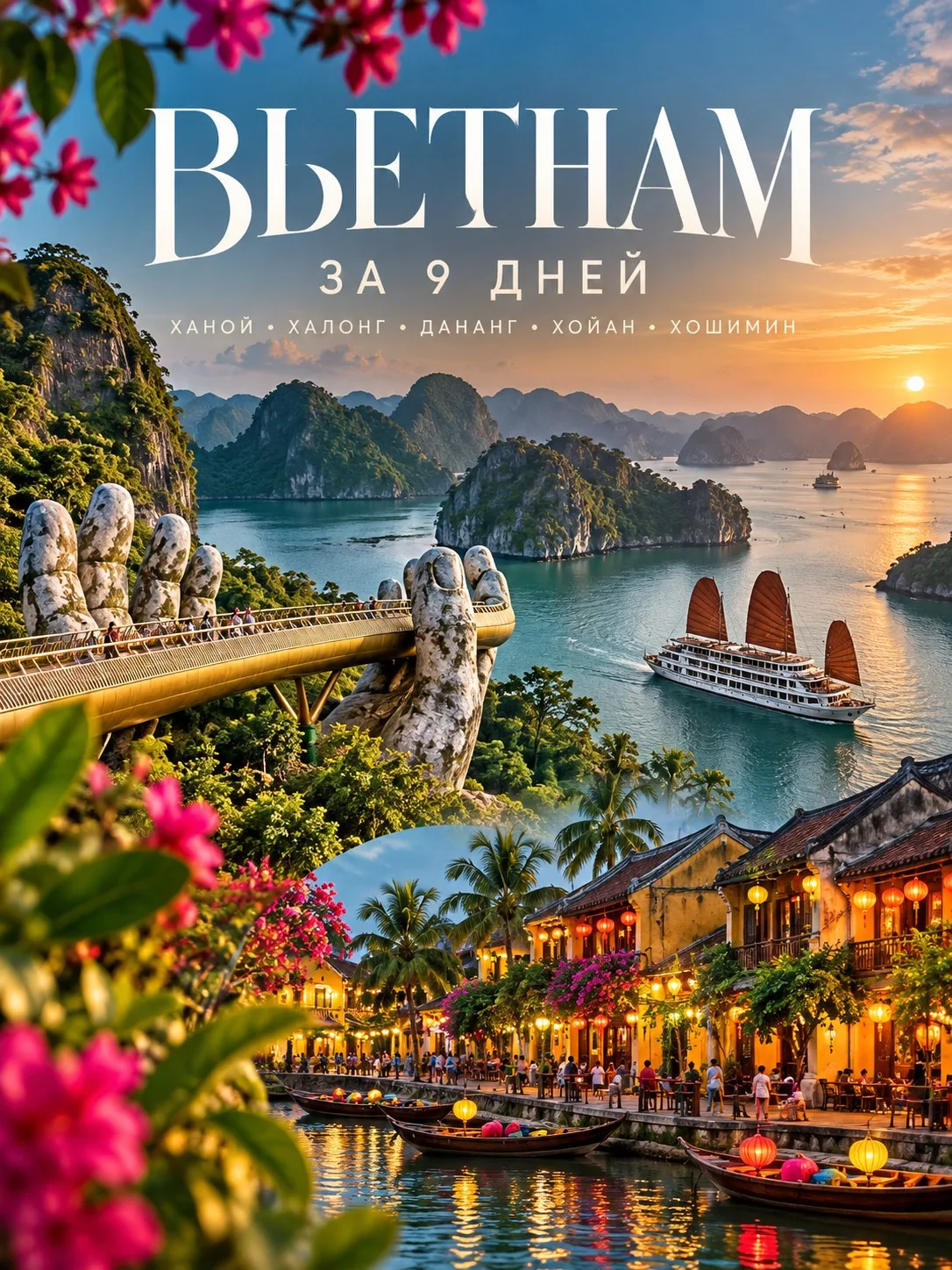 🇻🇳 Вьетнам за 9 дней. Спойлер: лежать у бассейна будет некогда!