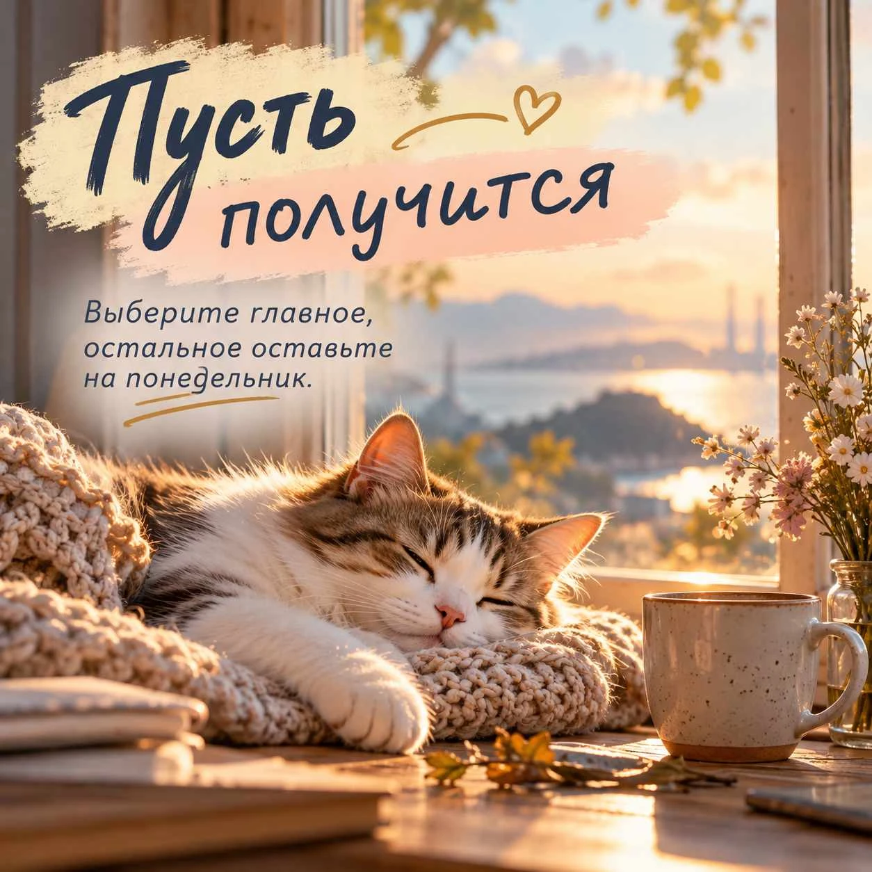 ☀️ Пусть получится: пятница — не повод пытаться успеть за один день всё, на что не хват...
