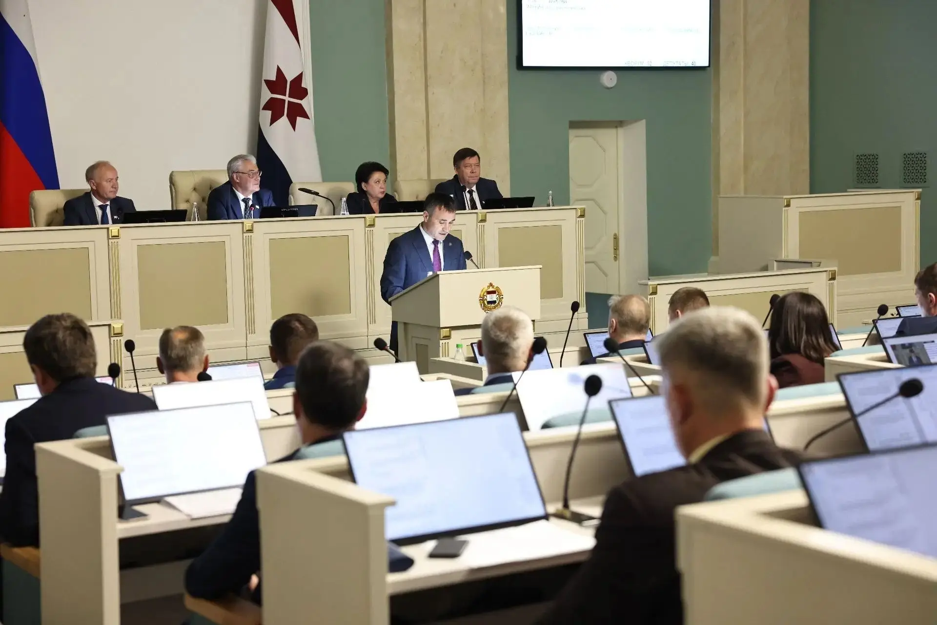 Течи ютась  МР- нь Госсобраниянь  кавксоце тердемань омбоце сессиясь.