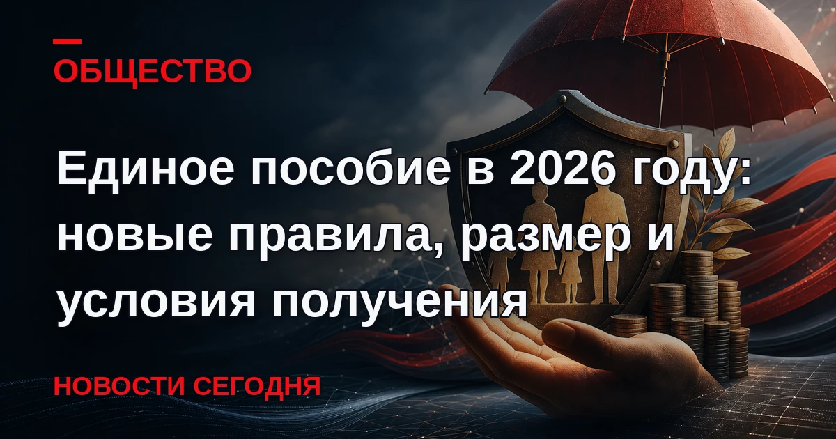 Кому положено единое пособие в 2026 году, какой нужен доход, размер выплат 50, 75 и 100...