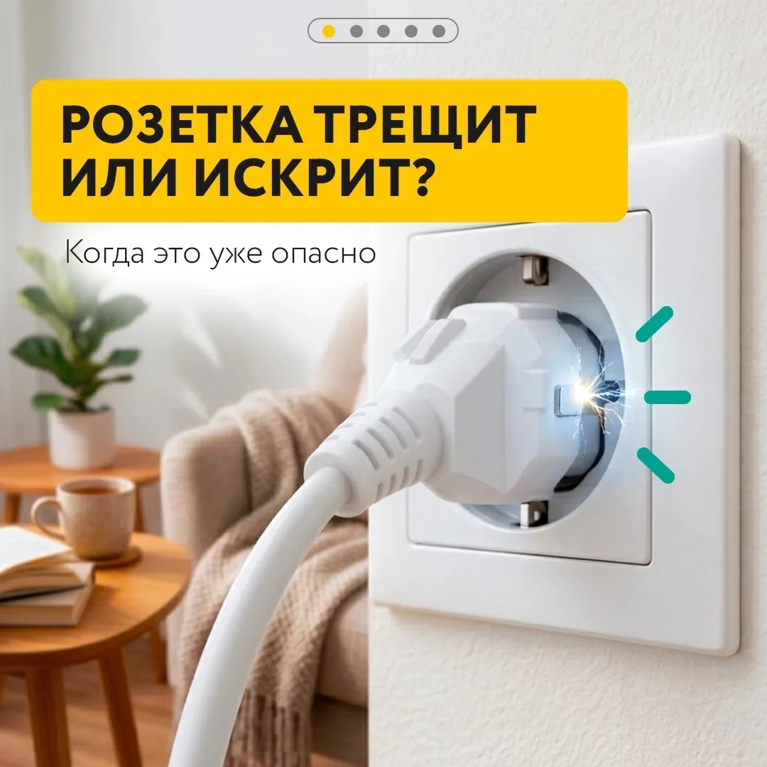 ⚡ Розетка трещит, искрит или греется? Вот почему это происходит и как это устранить.