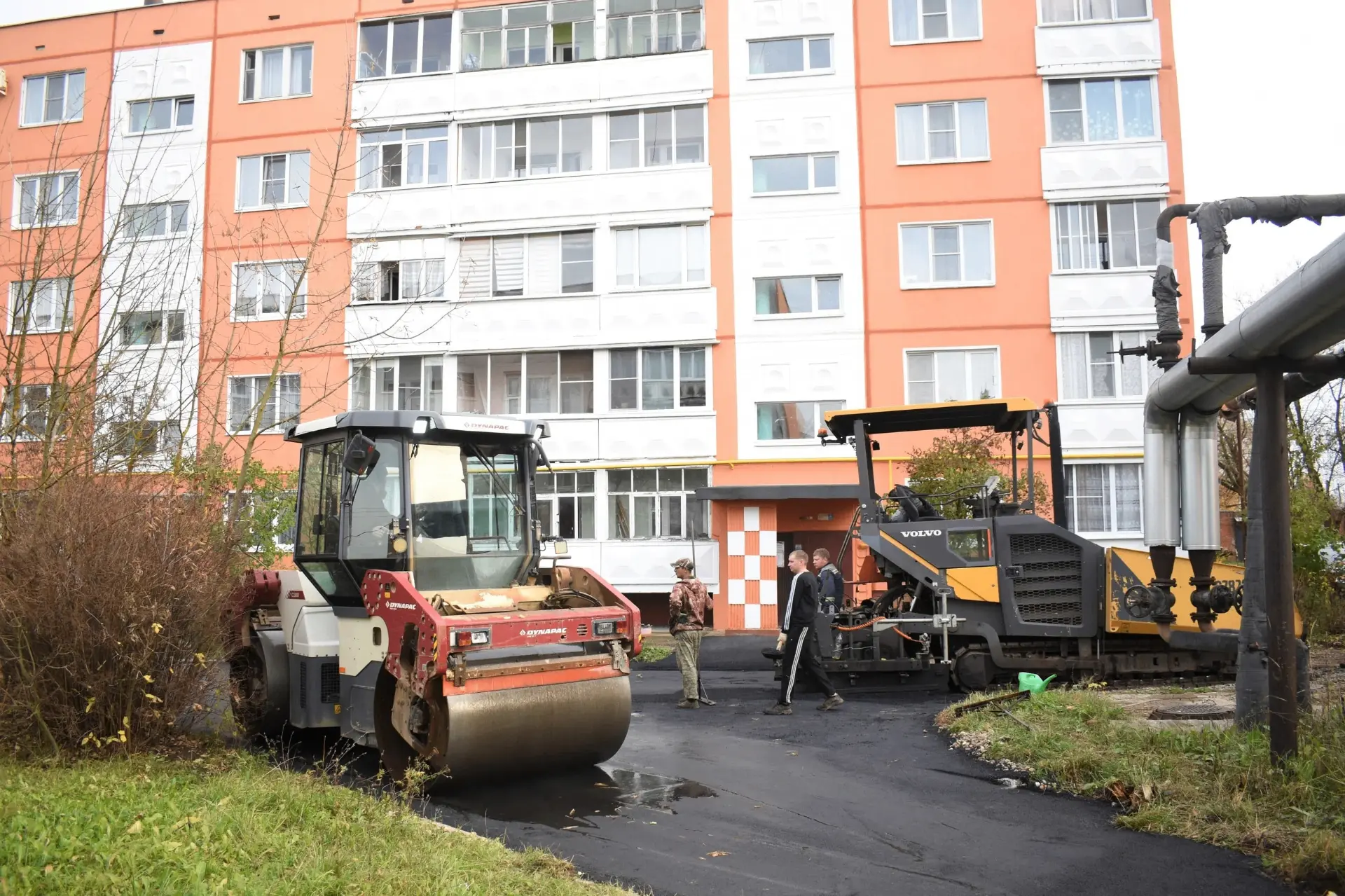 В Кинешме полным ходом идет ремонт придомовых территорий