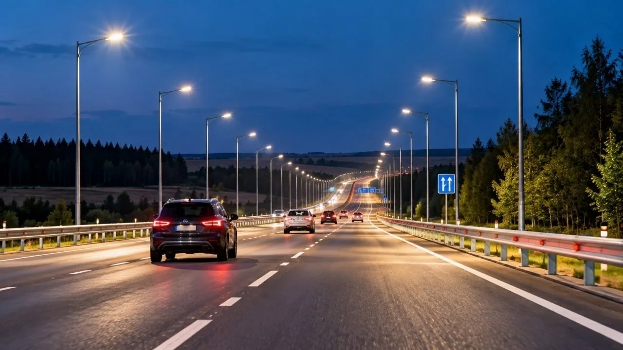 🚘 На трассах Татарстана добавят 39 км освещения